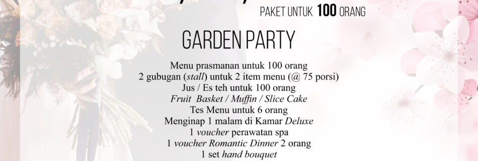 Paket Pernikahan Truntum di Hotel New Saphir Yogyakarta